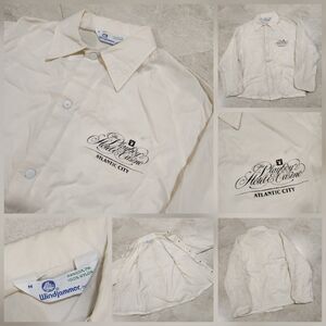 VTG The Playboy Hotel & Casino Atlantic City Mens M Medium Satin Bomber Jacket